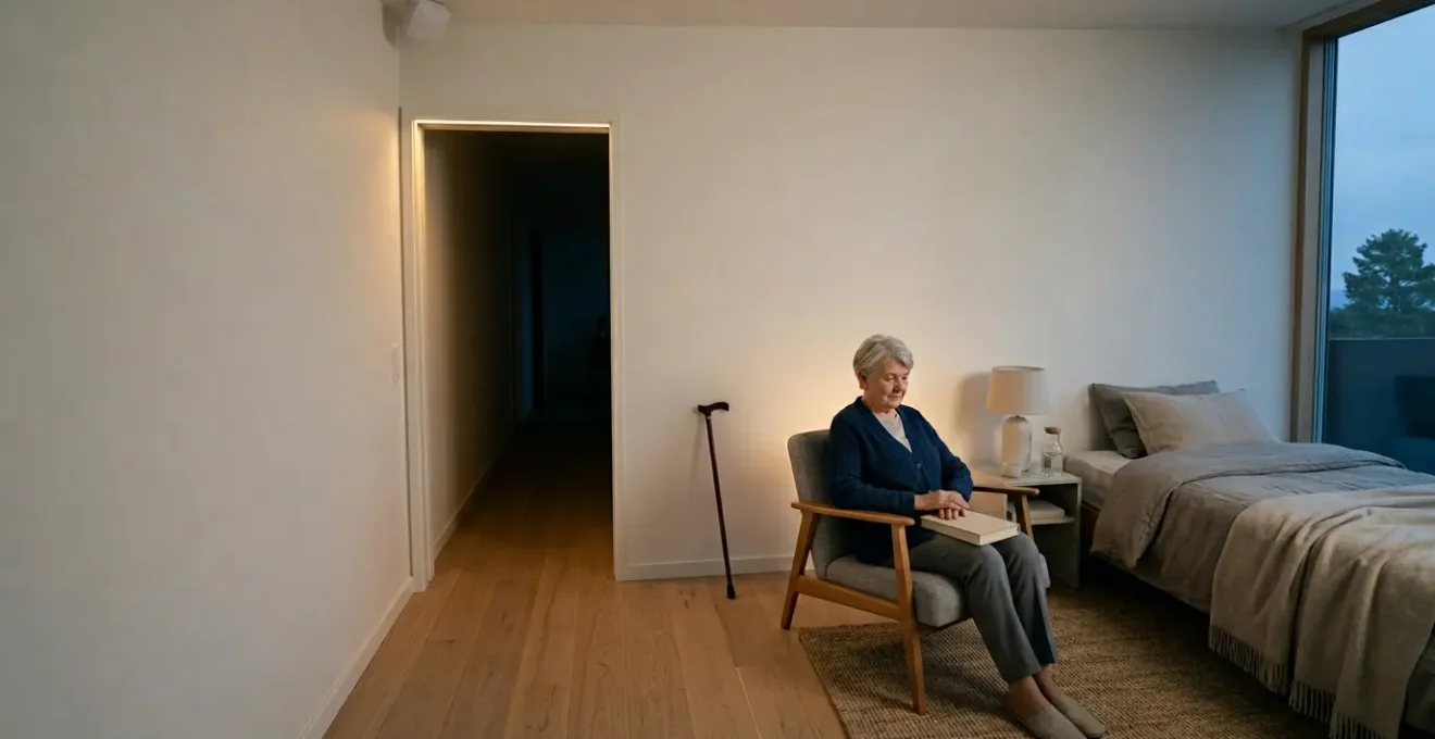 Modern smart home monitoring system for elderly fall detection with discreet sensors and ambient safety technology