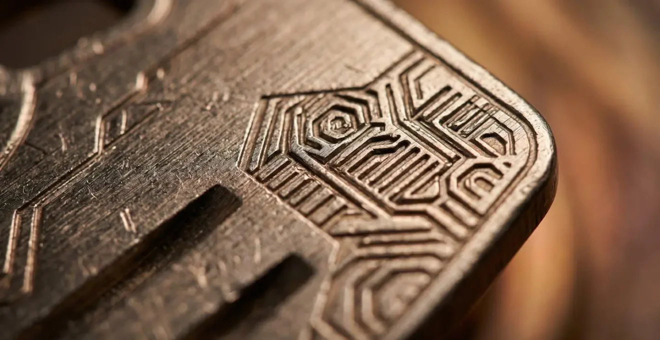 Modern FIDO2 security key with biometric fingerprint sensor